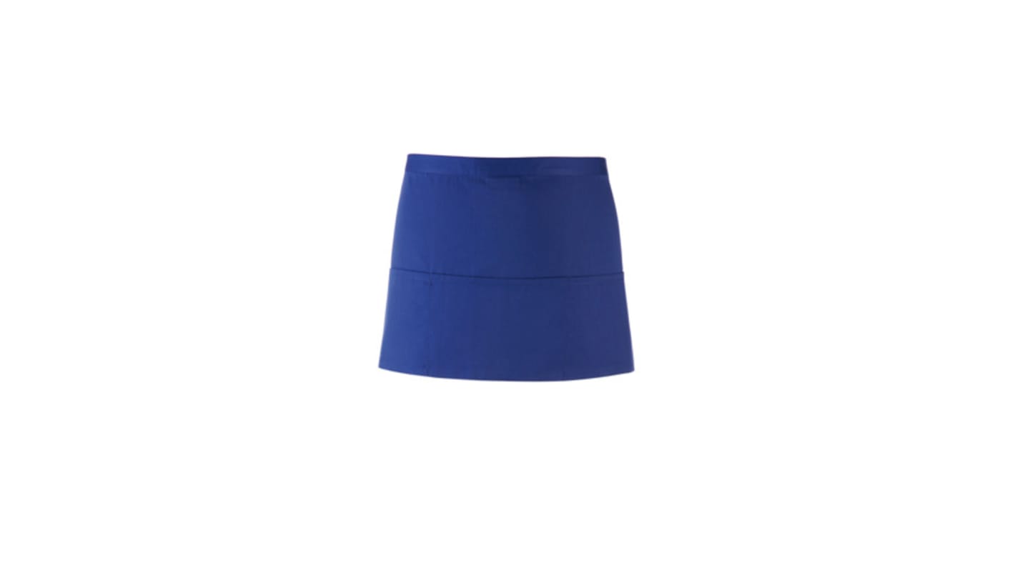 RS PRO Royal Blue Reusable Cotton, Polyester Apron, 330mm