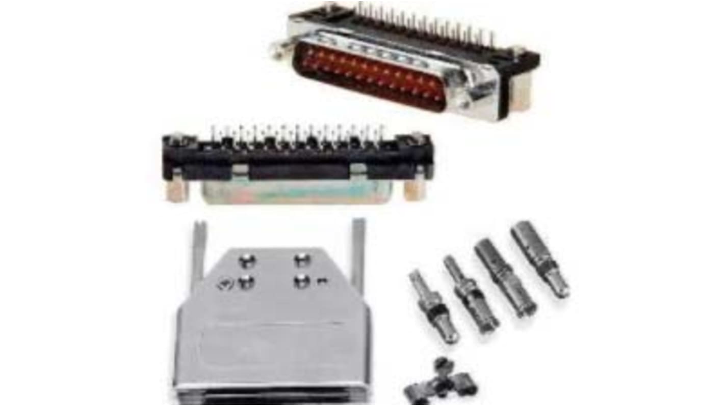 Amphenol Communications Solutions ID 15 Way Right Angle Plug-In Mount D-sub Connector Socket, 2.74mm Pitch, with Screw