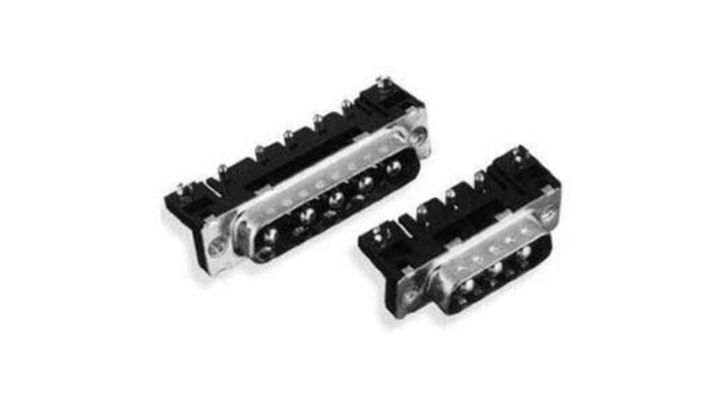 Amphenol Communications Solutions D-subコネクタ, 3極, オス, プラグイン取り付け, D3W3P36A6GX08LF