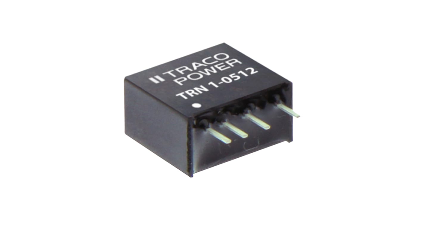 TRACOPOWER 隔离式DCDC转换器, 18 → 36 V 直流输入, 5V 直流输出, 3W, TRN 3系列