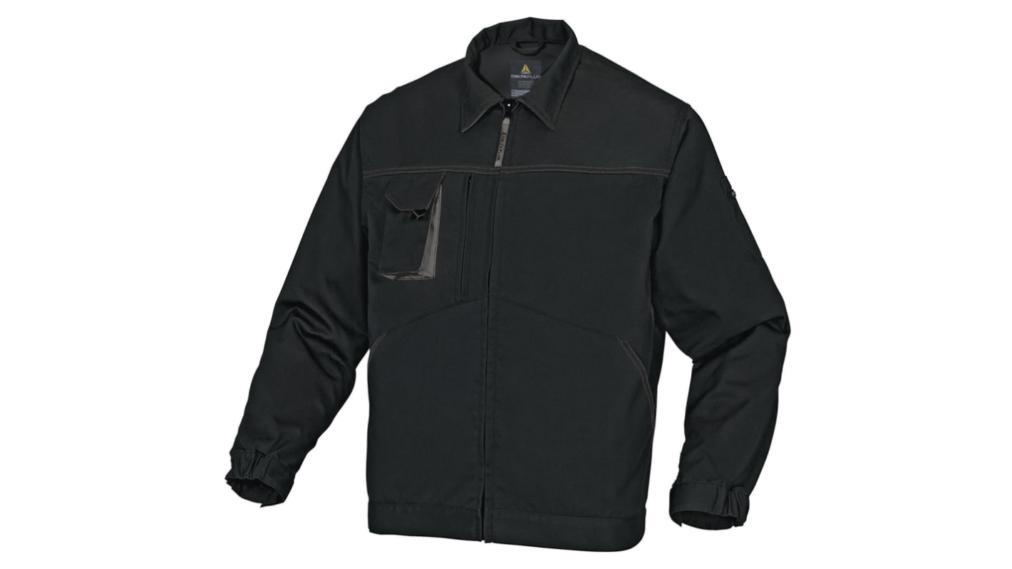 Delta Plus MACH2 Black/Grey, Abrasion Resistant Work Jacket, 3XL