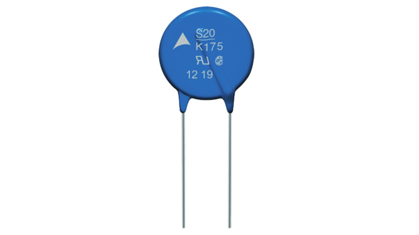 EPCOS, Standard Metal Oxide Varistor 1.2nF 50A, Clamping 250V, Varistor 150V