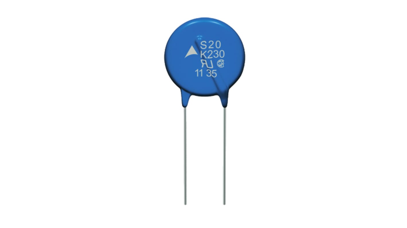 Varistore ossido di metallo EPCOS, 300V c.a. max, 385V c.c. max, Ø 20mm, 775 Vclamp