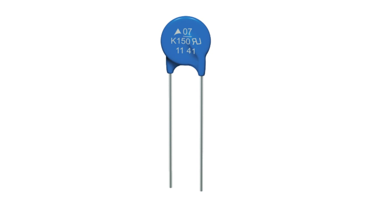 EPCOS, Standard Metal Oxide Varistor 900pF 2.5A, Clamping 135V, Varistor 68V