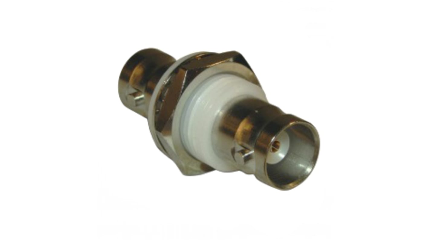 Amphenol RF BNC Series, Jack Cable Mount BNC Connector, 50Ω, Crimp Termination, Straight Body