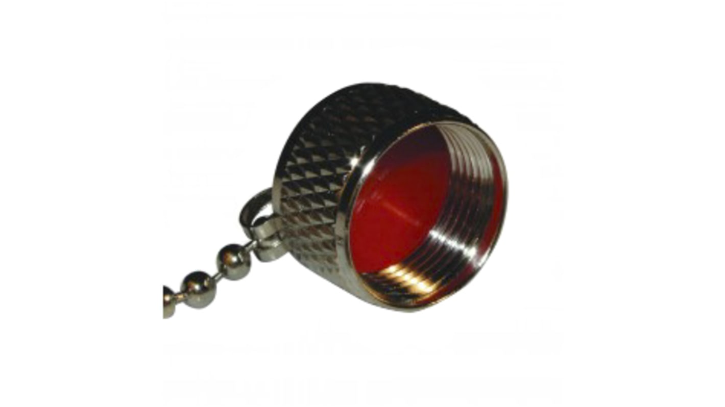 Amphenol RF RF Connector Dust Cap for N Type Connector Female  Cord Included