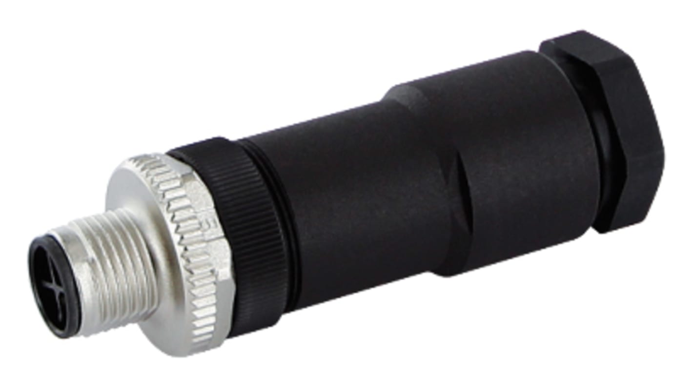 Murr Elektronik 7000 M12 Rundsteckverbinder Stecker 4-polig / 12.0A IP 67