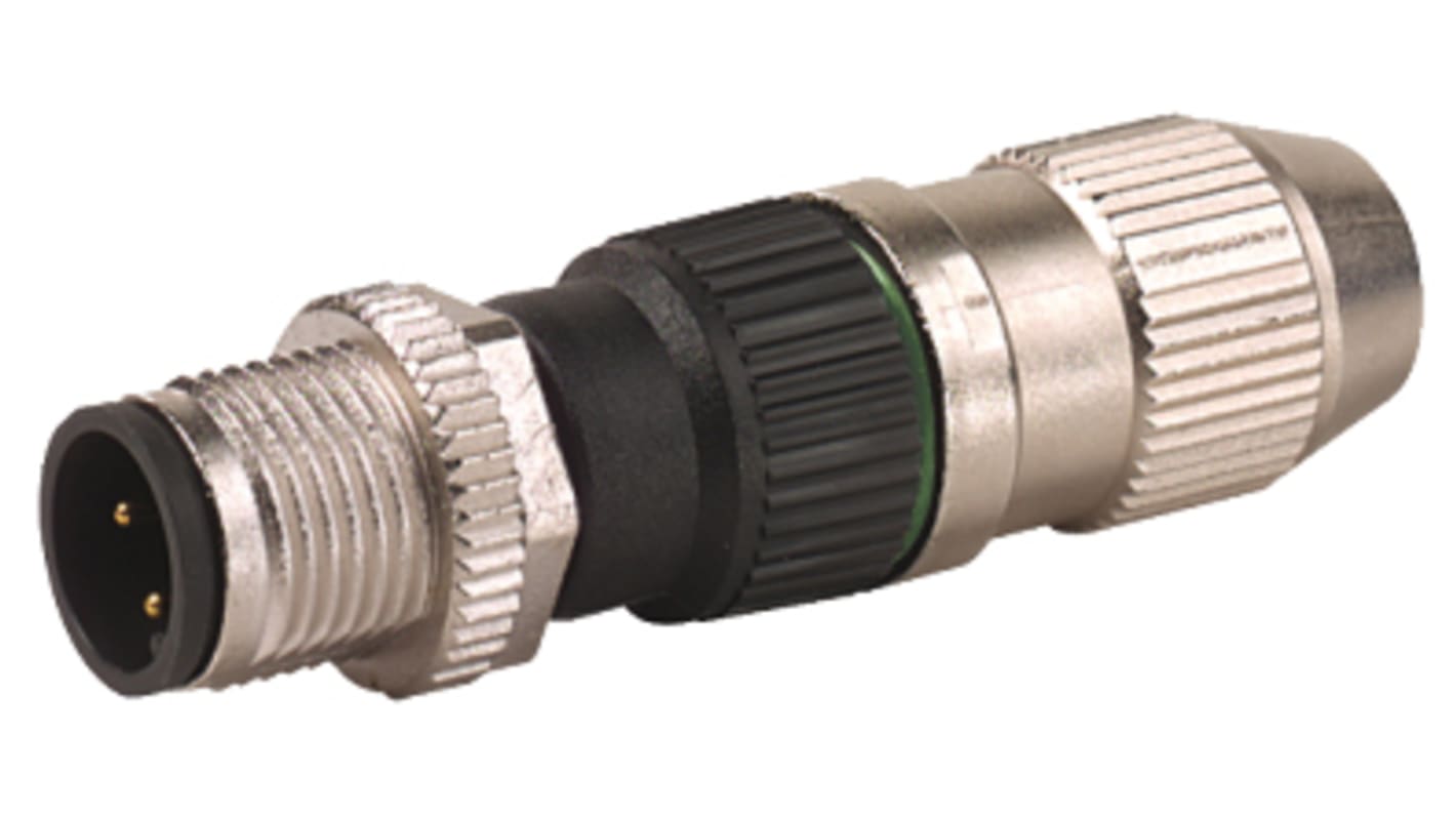 Murrelektronik Circular Connector, 3 Contacts, Cable Mount, M12 Connector, Plug, Female, IP67, 7000 Series