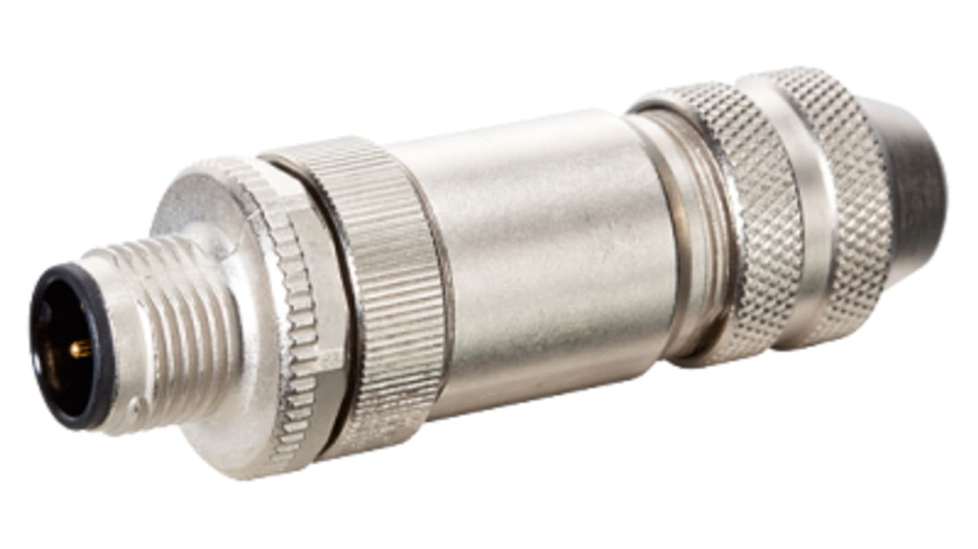 Murrelektronik Circular Connector, 5 Contacts, Cable Mount, M12 Connector, Plug, Male, IP67, 7000 Series