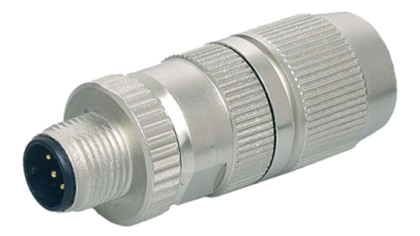 Murrelektronik Circular Connector, 3 Contacts, Cable Mount, M12 Connector, Plug, Female, IP67, 7000 Series