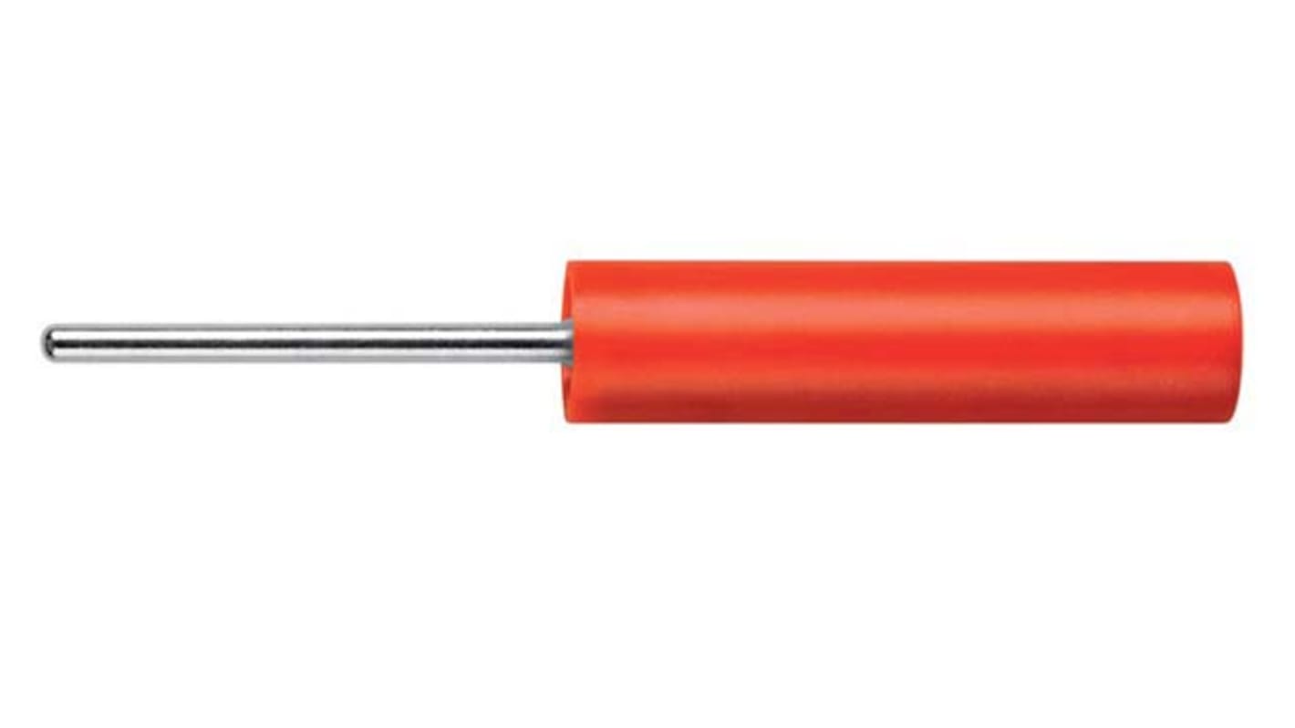Schutzinger Red, Female Banana Socket and Nickel Plated
