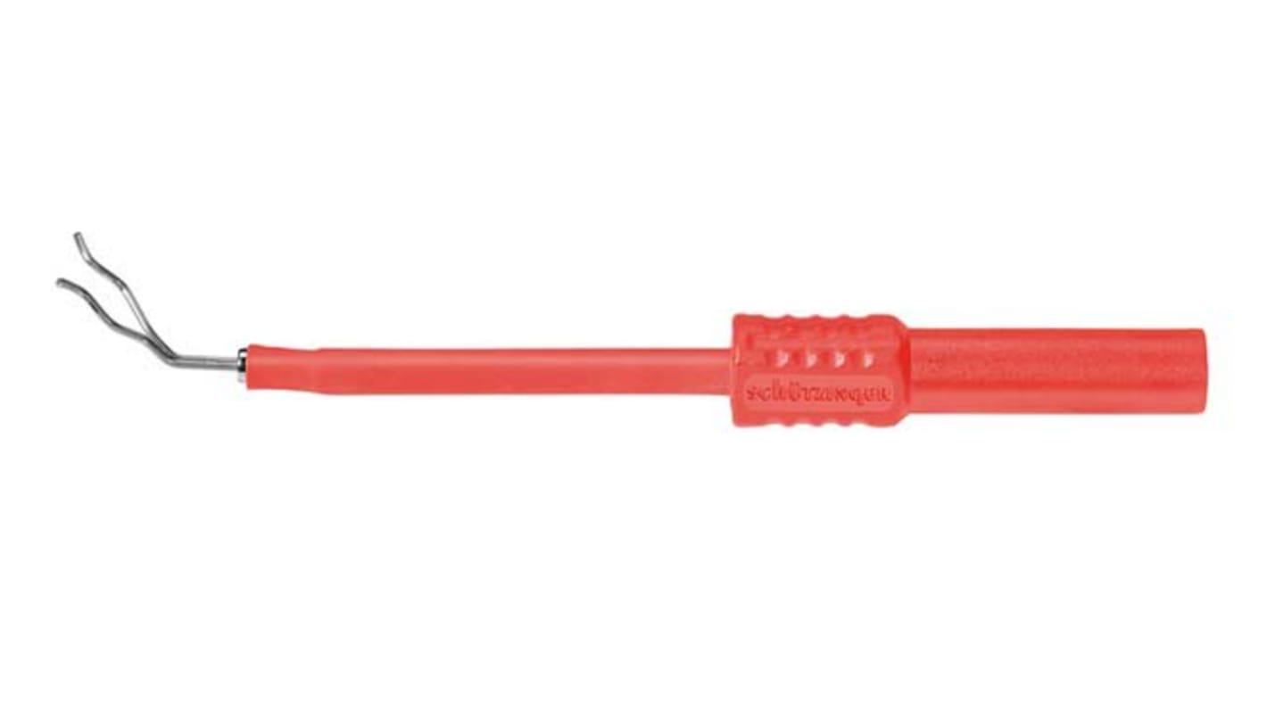 Schutzinger 4 mm Bananenbuchse Rot, Kontakt vernickelt, 600V / 1A, Lötanschluss