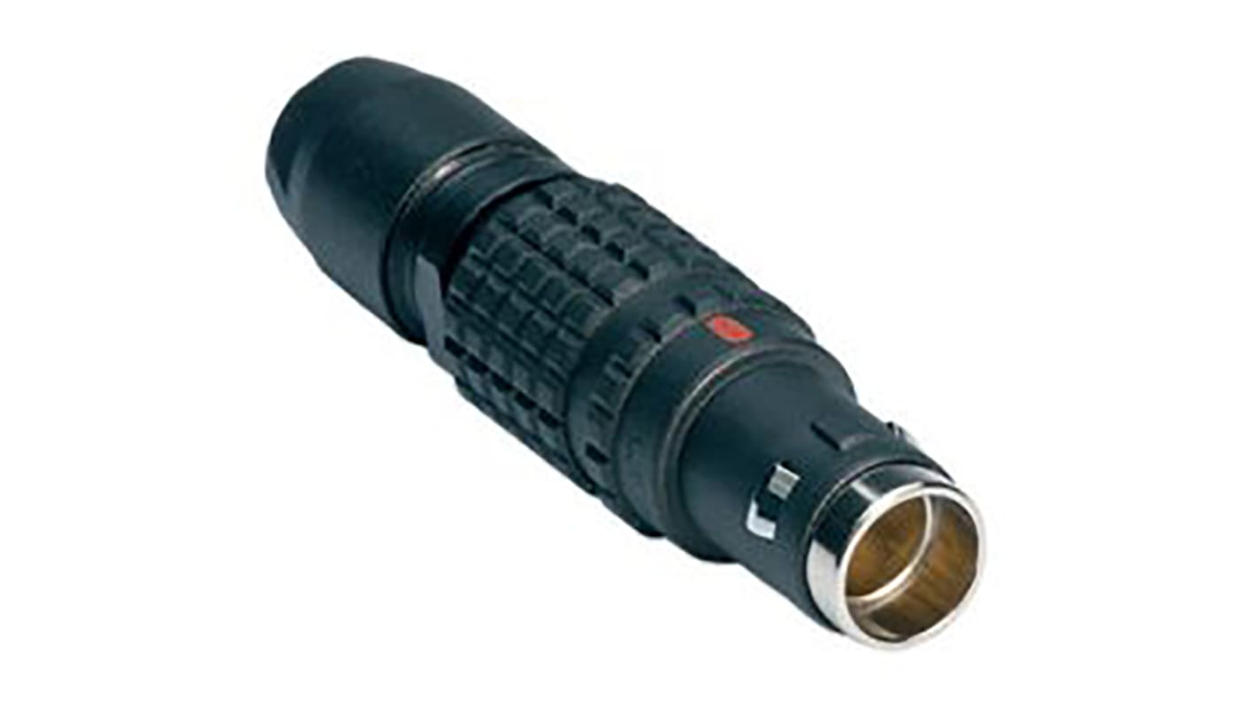 LEMO Circular Connector, 19 Contacts, Cable Mount, Plug, Male, IP66, IP68, 2T Series