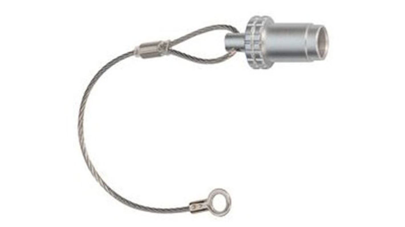 LEMO 0T Male Cable Seal IP68 Rated, with Chrome Finish, Brass