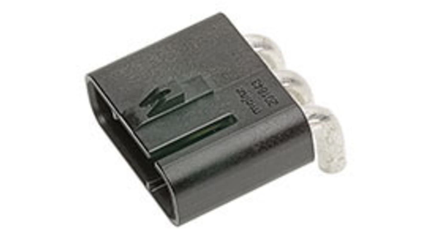 Molex 紧凑型电源连接器, 3P, 1 kV 交流/直流, 40A, PCB安装, 通孔端接, PEI外壳, 201843系列