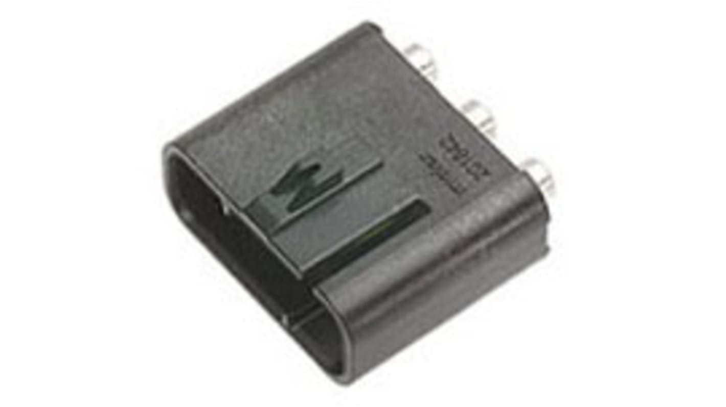 Molex 紧凑型电源连接器, 3P, 1 kV 交流/直流, 40A, PCB安装, 通孔端接, PEI外壳, 201842系列