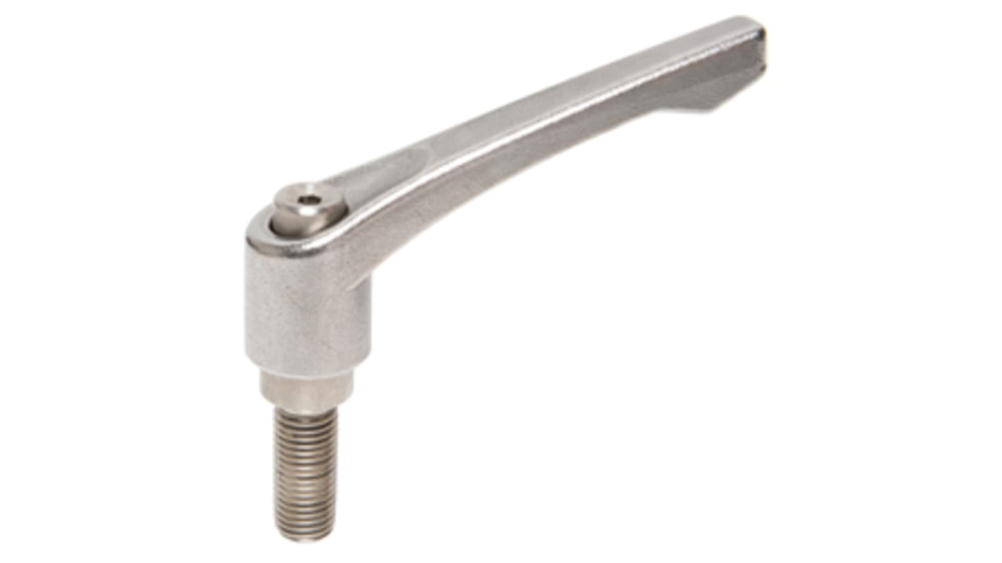 RS PRO Stainless Steel Clamping Lever, M6 x 20mm