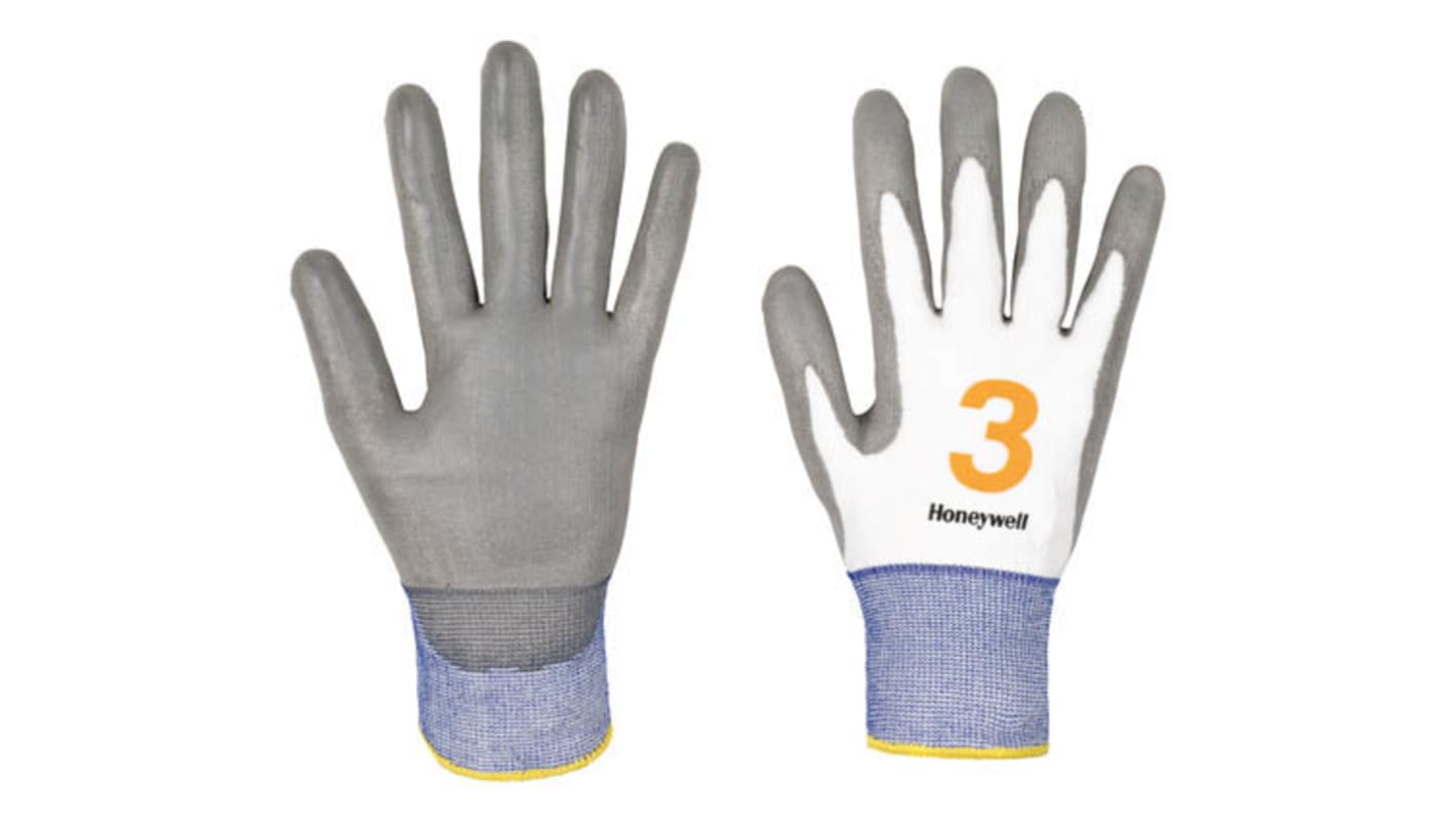 Honeywell Safety SPERIAN Abrasion Resistant Work Gloves, Size 9, Polyurethane Coating