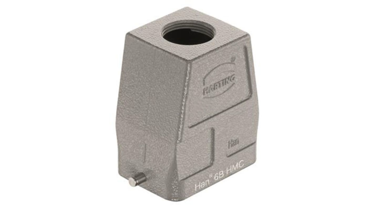 HARTING Han HMC Heavy Duty Power Connector Hood, M25 x 1.5 Thread, Top Entry Han B HMC Range