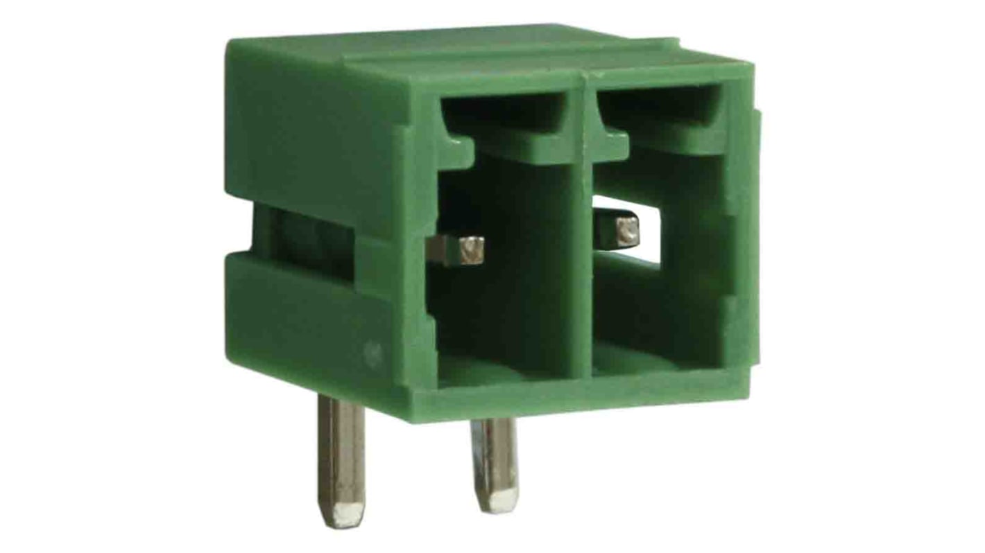 RS PRO, 3.5mm Pitch, 5 Way, Right Angle, Pluggable Terminal Block, Header, Through Hole, Screw Termination