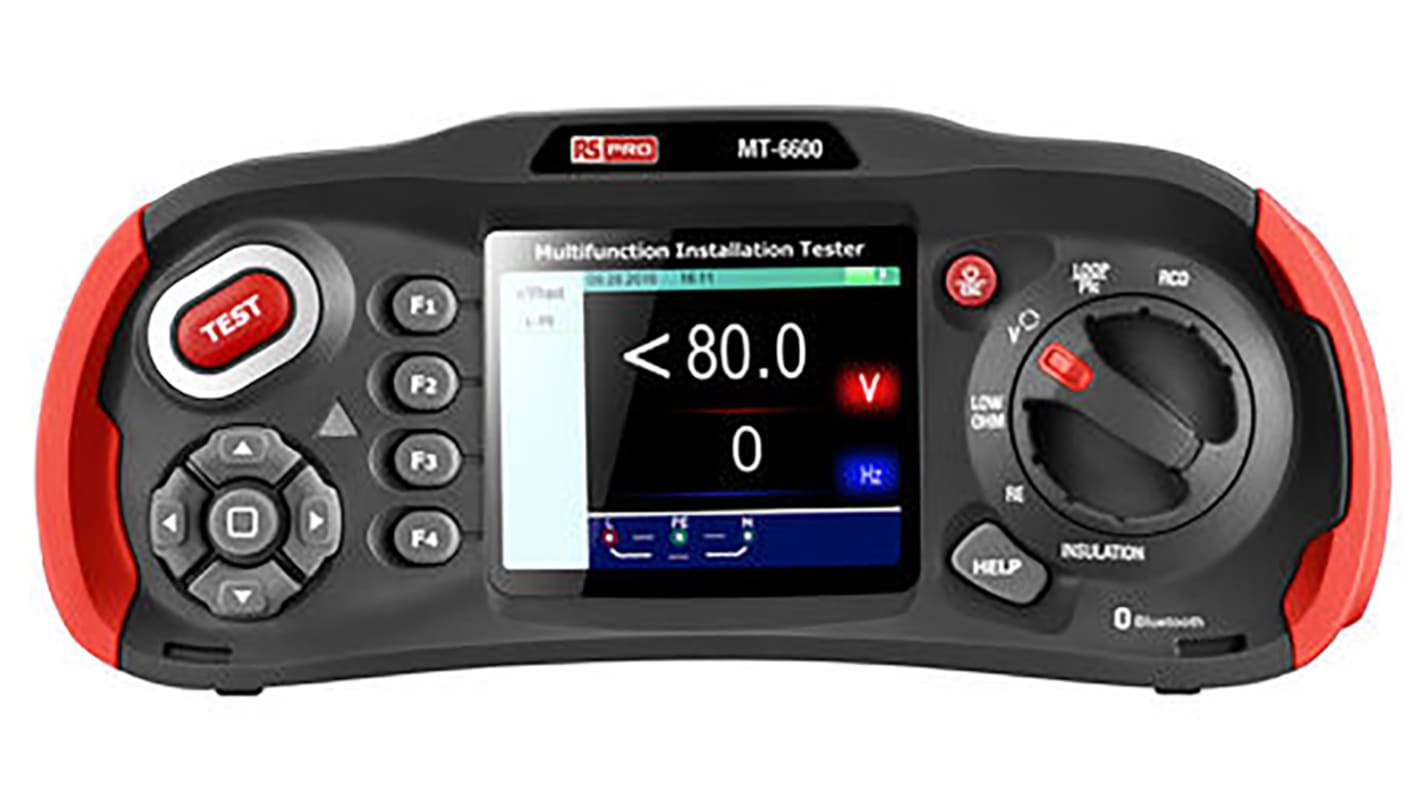 RS PRO Multifunction Tester, 1000V  , Earth Resistance Measurement With Bluetooth RS Calibration