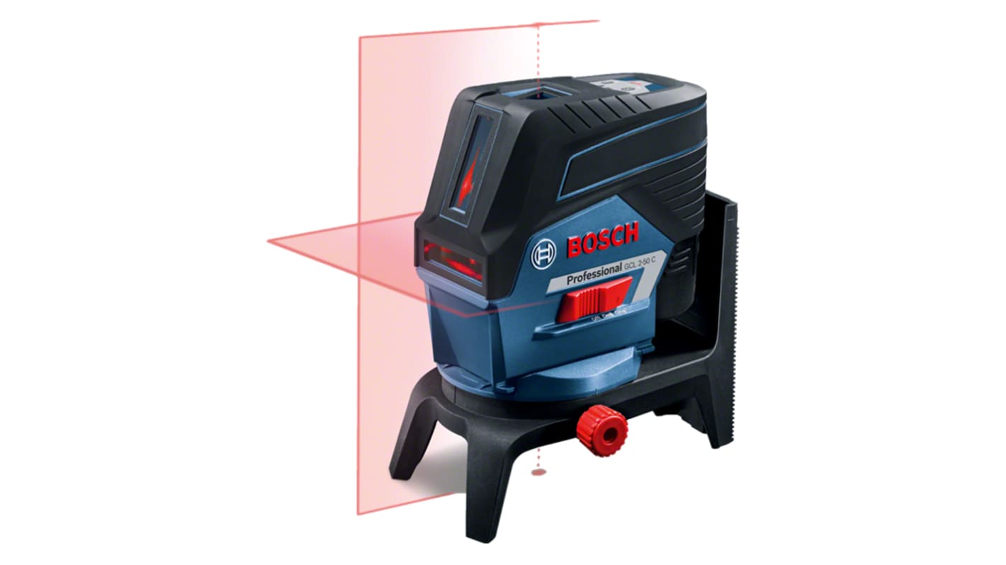 Bosch GCL 2-50 C, 635 → 650nm Red, 2 Line Line laser