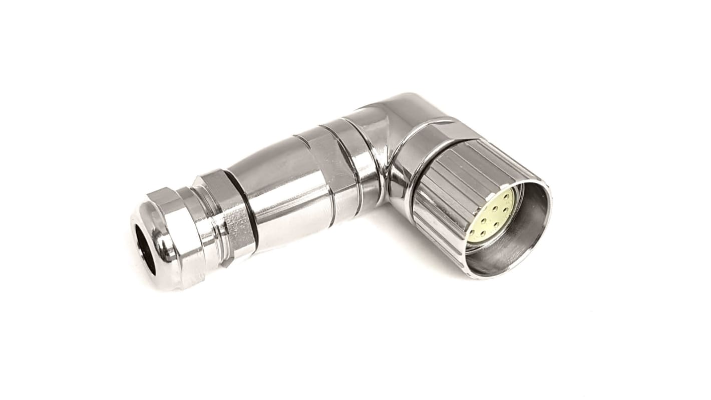 Bulgin Circular Connector, 12 Contacts, Panel Mount, M23 Connector, Socket, Female, IP67, Buccaneer M23 Series