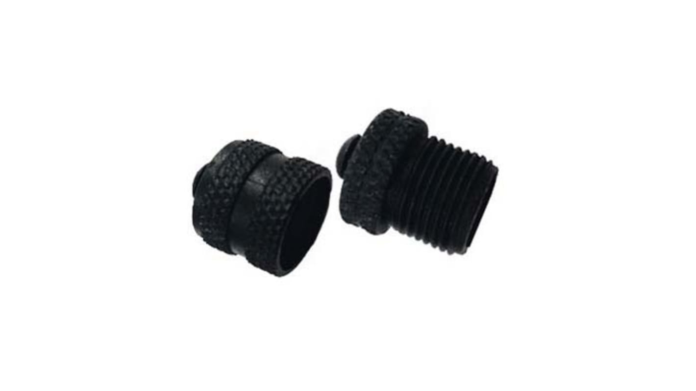 Bulgin M12 Male Dust Cap, Shell Size M12 IP67 Rated, Polyamide