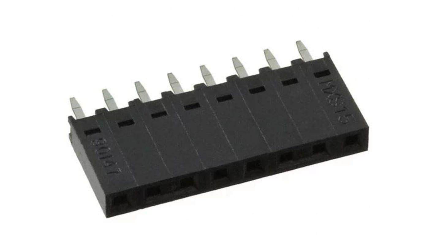 Gniazdo PCB 8 -pinowe raster: 2.54mm typu płytka – płytka Proste Przewlekany