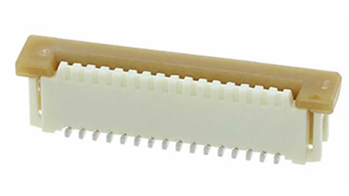 Molex Easy-On, SMD FPC-Steckverbinder, Buchse, 16-polig / 1-reihig, Raster 1mm