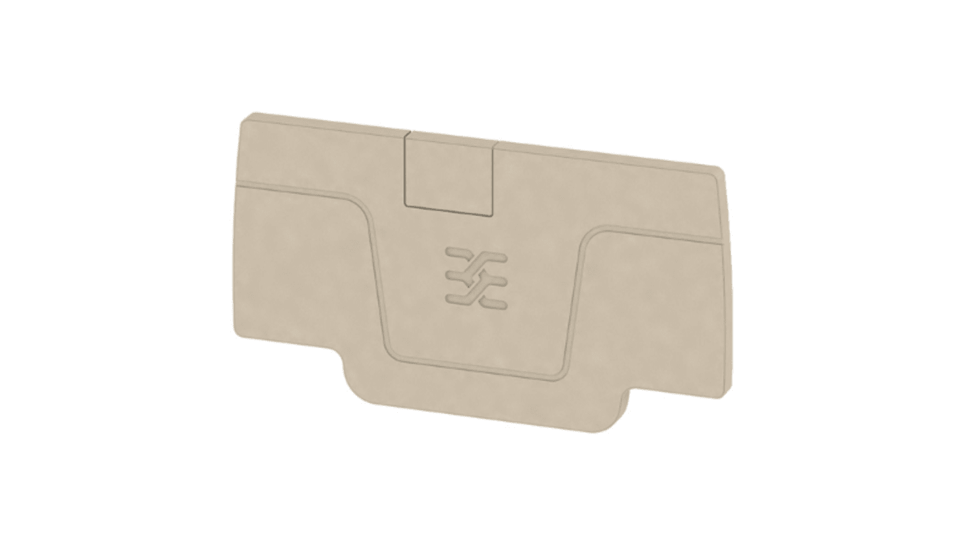 Weidmuller AEP 2C 2.5 Series End Cover for Use with Klippon Connect Terminal Blocks