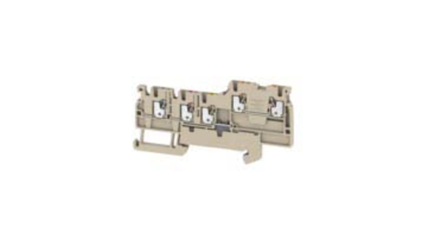 Weidmuller 1992230000 Beige, 1.5mm², Double-Level, Push In Termination