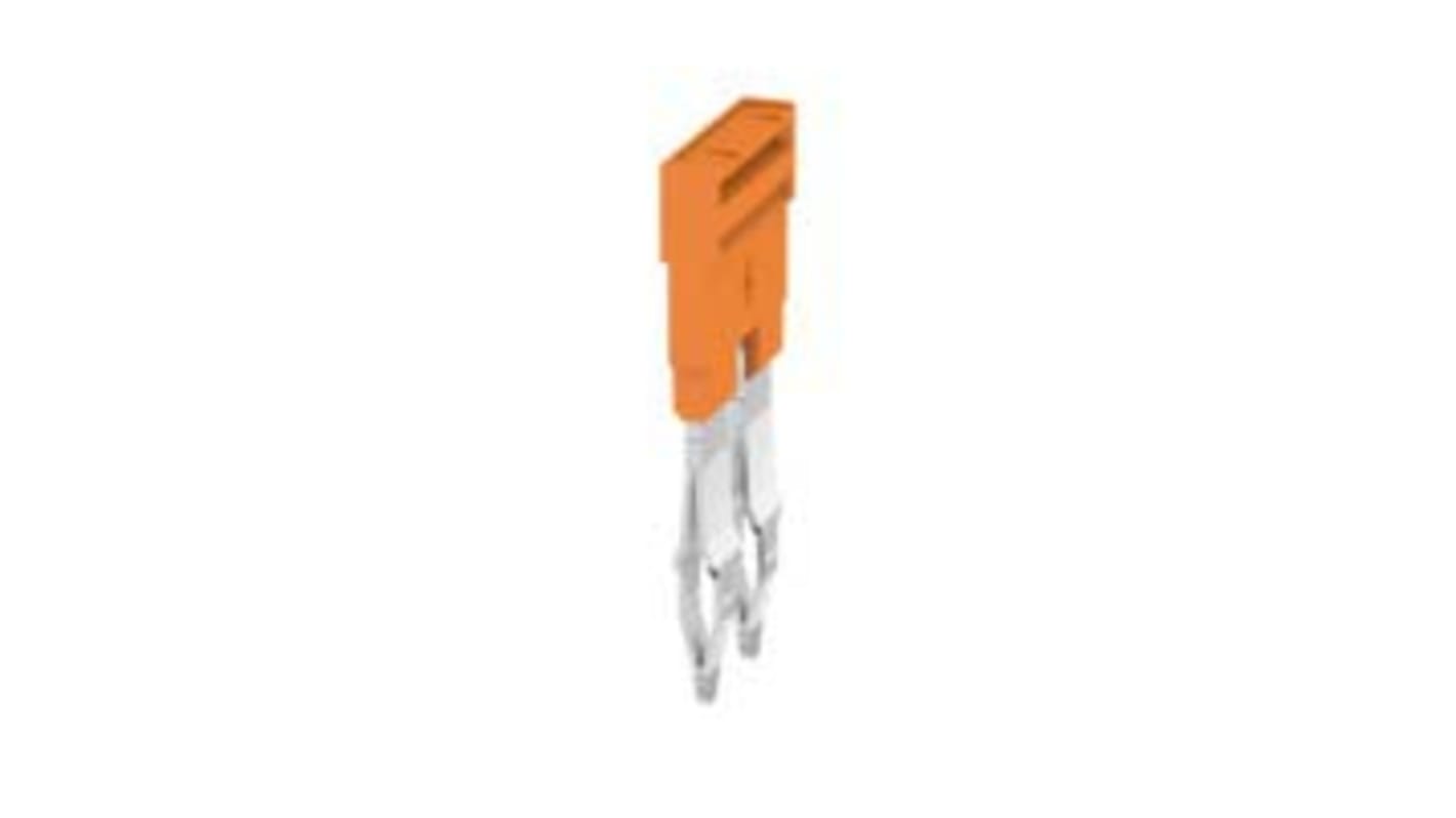 Weidmuller A Series Jumper Bar for Use with Klippon Connect Terminal Blocks, 32A