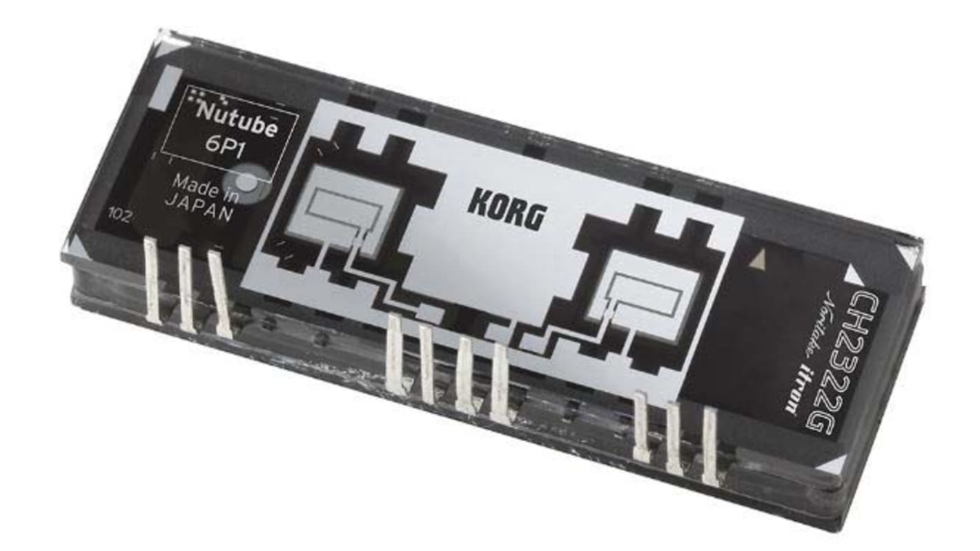 Korg Nutube  6P1 Thermionic Valve Base, Parallel Base, 45 x 16 x 5.6mm