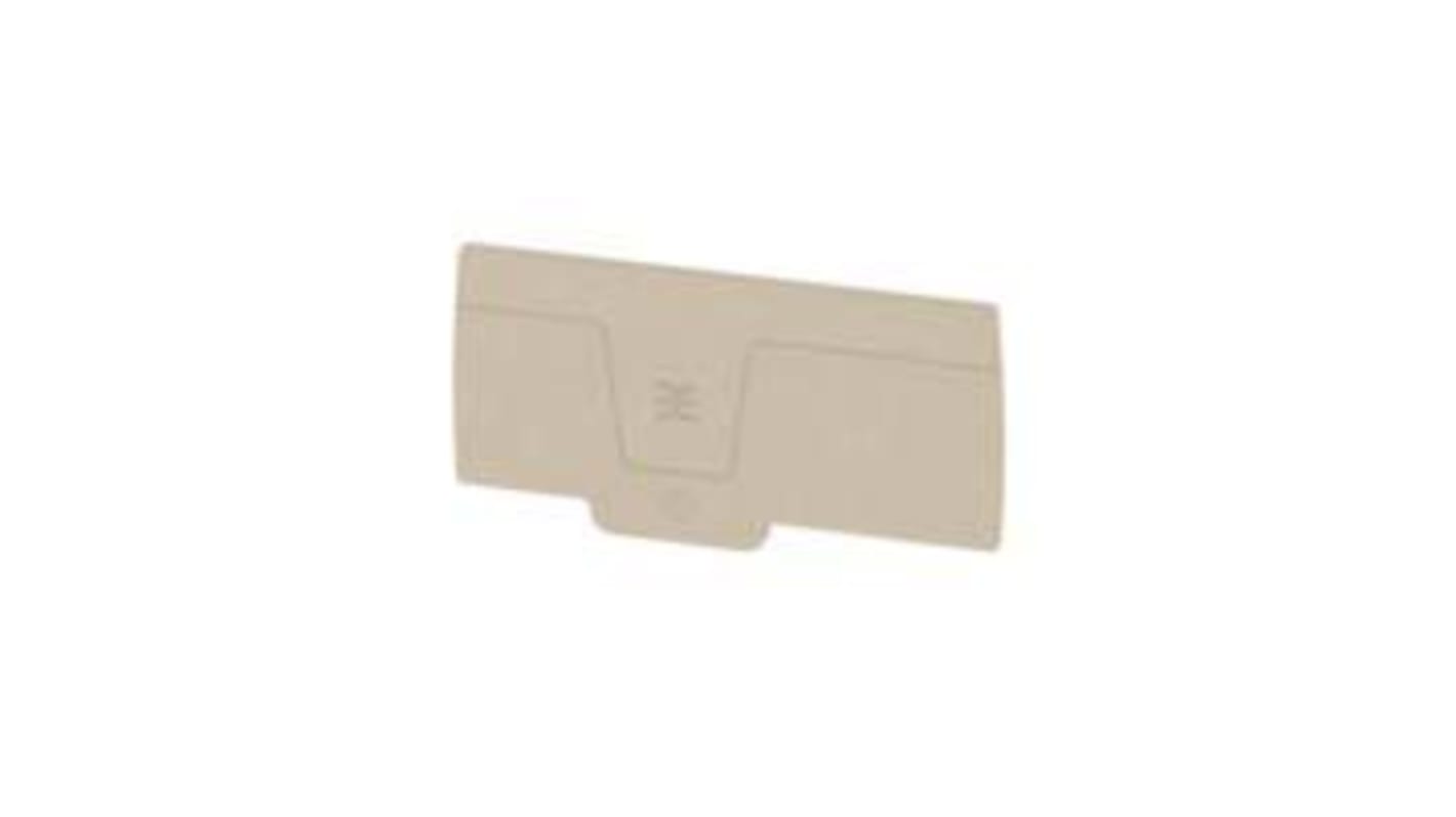 Weidmuller A Series End Plate for Use with Klippon Connect Terminal Blocks