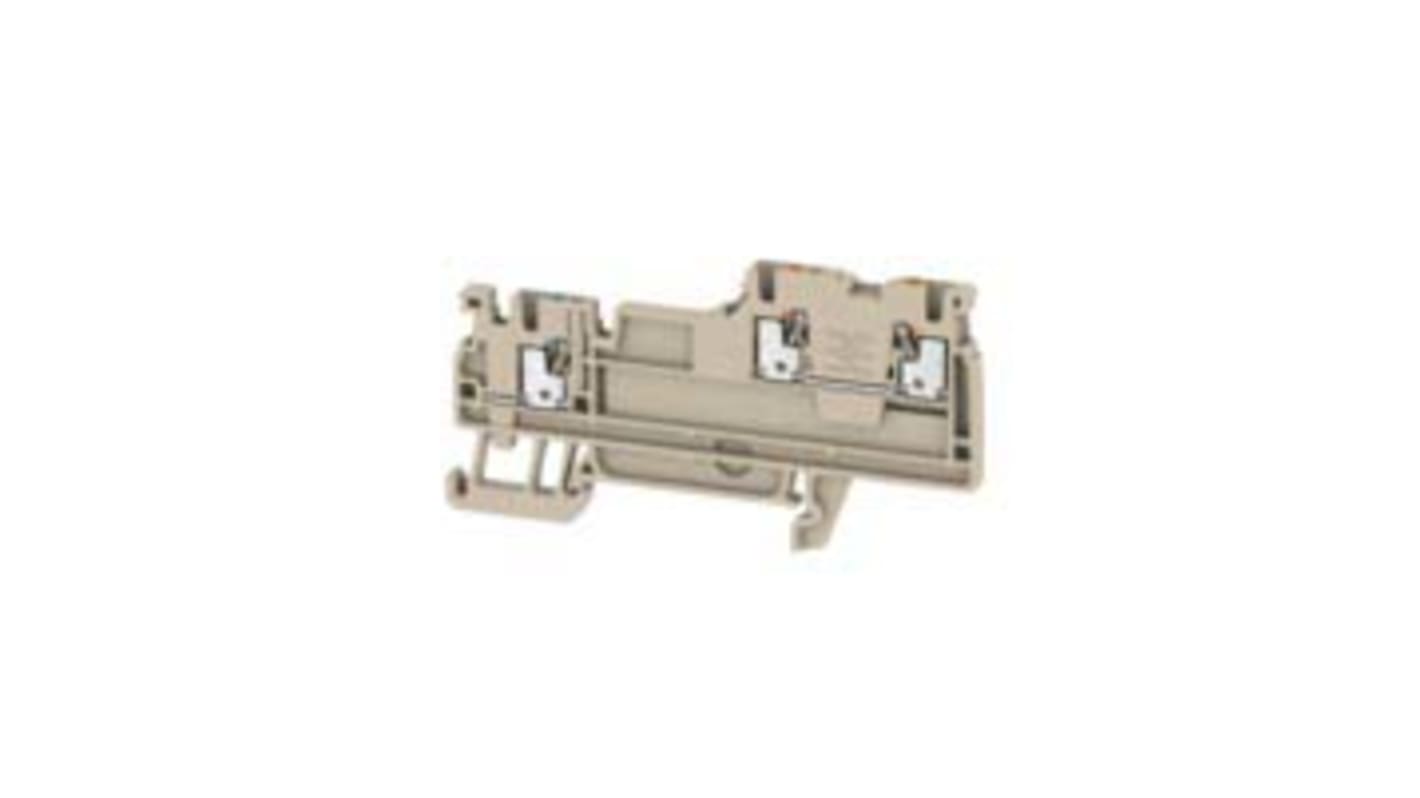 Weidmuller 1992240000 A Series Beige, 1.5mm², Double-Level, Push In Termination