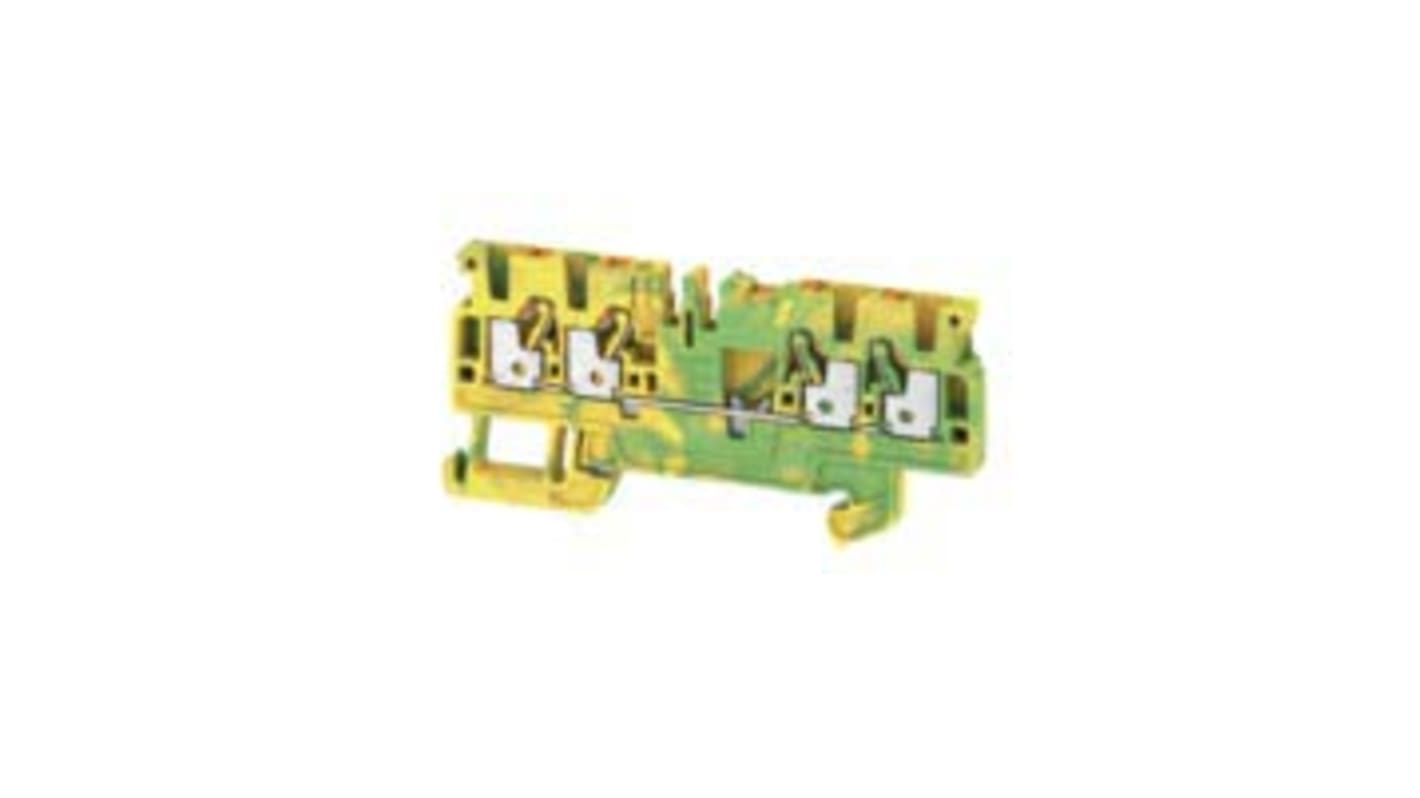 Weidmuller 1521540000 A Series Beige, 2.5mm², Single-Level, Push In Termination