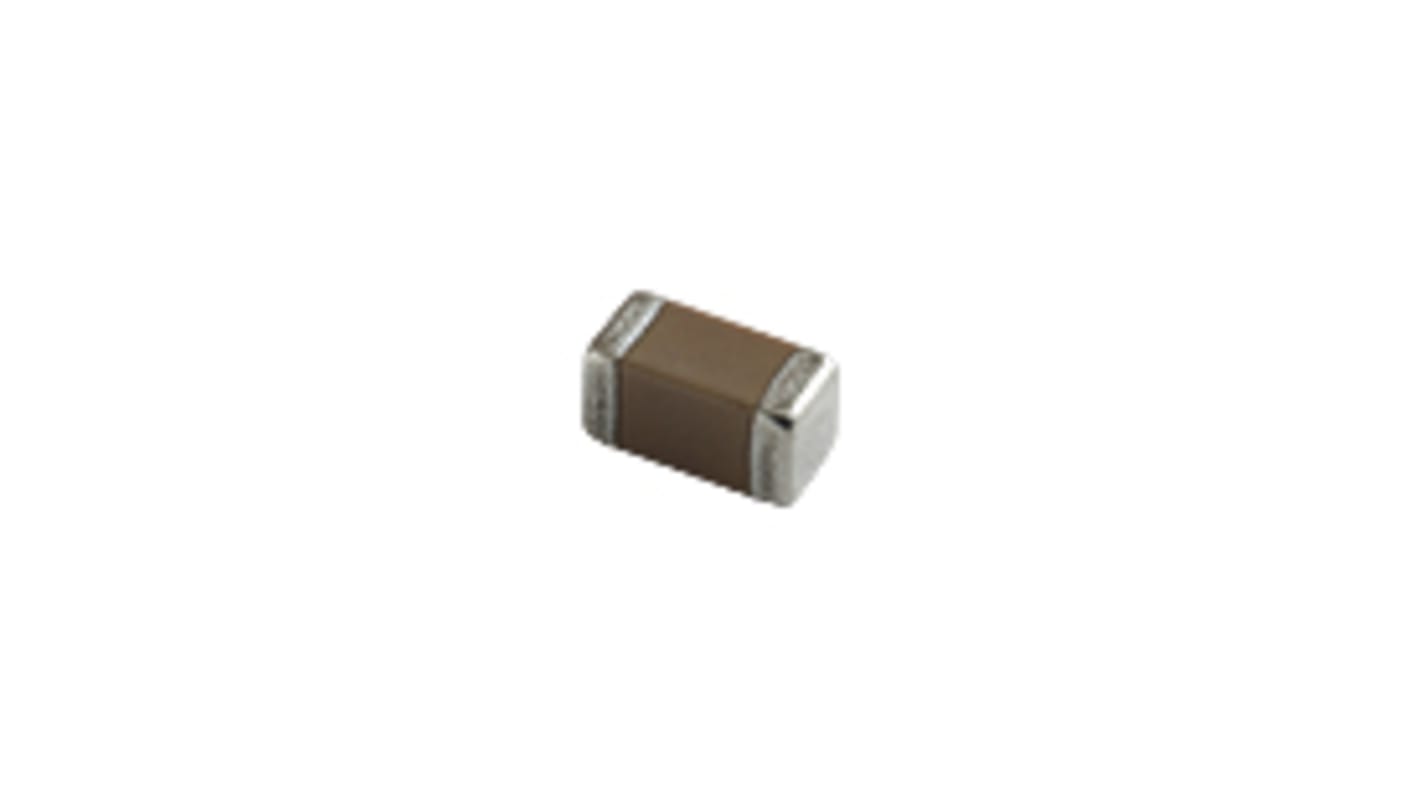 Murata, GRM, SMD MLCC, Vielschicht Keramikkondensator X5R, 1μF ±10% / 25V dc, Gehäuse 0402 (1005M)