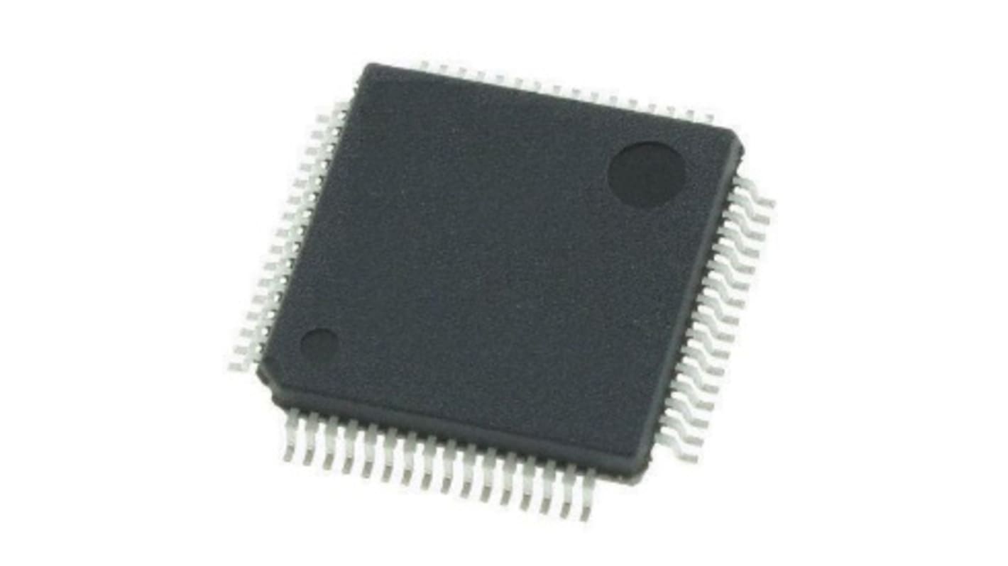 Microcontrolador Microchip ATSAMD51J20A-AU, núcleo ARM Cortex M4 de 32bit, RAM 256 kB, 120MHZ, TQFP de 64 pines