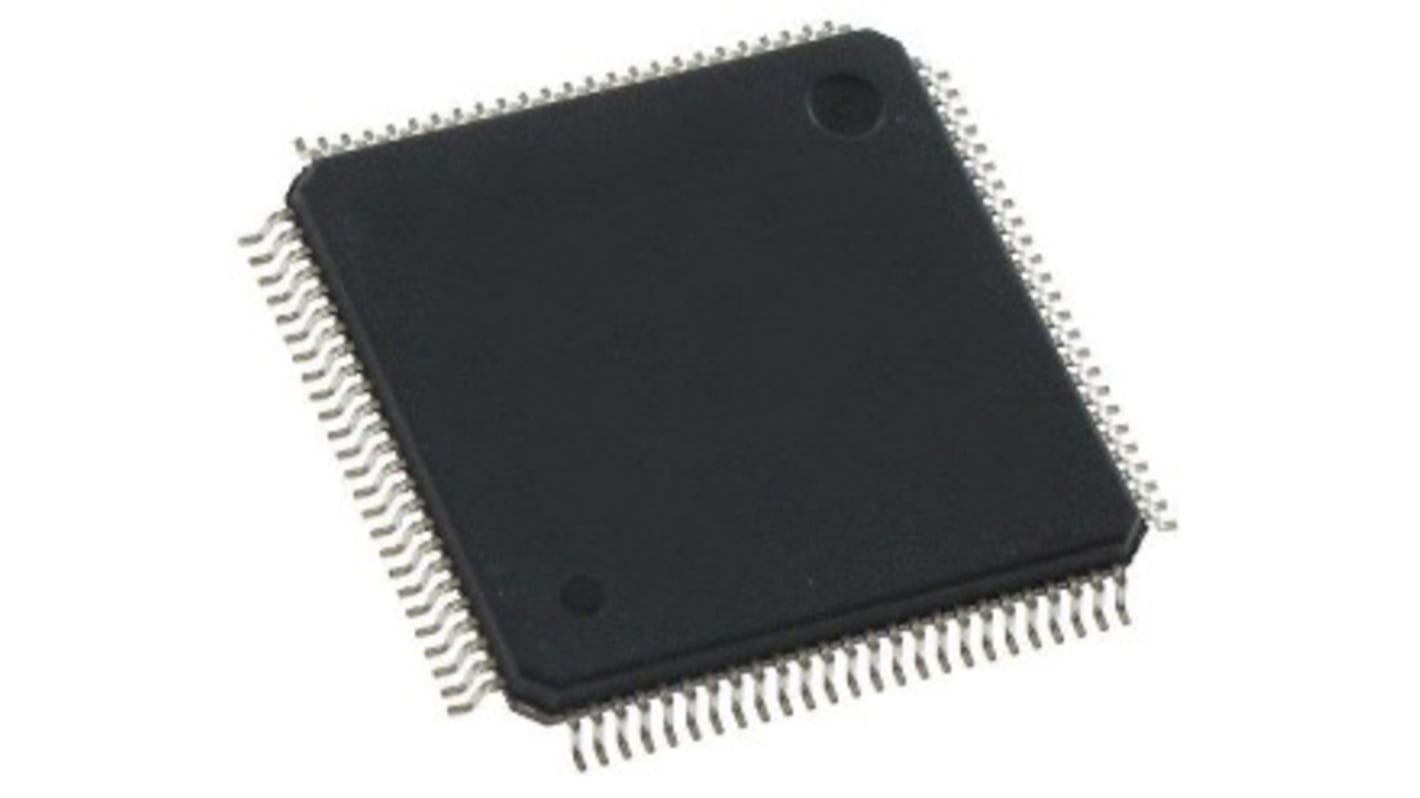 Microcontrolador Microchip ATSAME53N20A-AU, núcleo ARM Cortex M4 de 32bit, RAM 256 kB, 120MHZ, TQFP de 100 pines