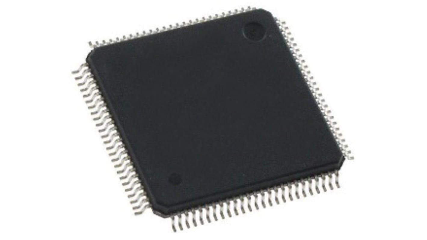 Microchip ATSAME53单片机, ARM Cortex M4内核, 100针, TQFP, 最大120MHz, 1 MB 闪存, 256 kB RAM