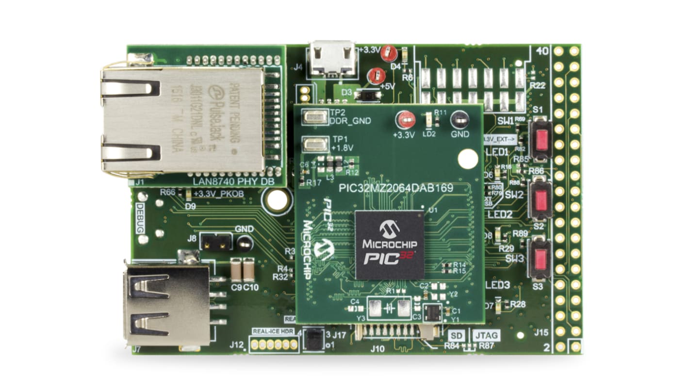 Microchip PIM入门套件, PIC32MZ处理器, PIC32MZ