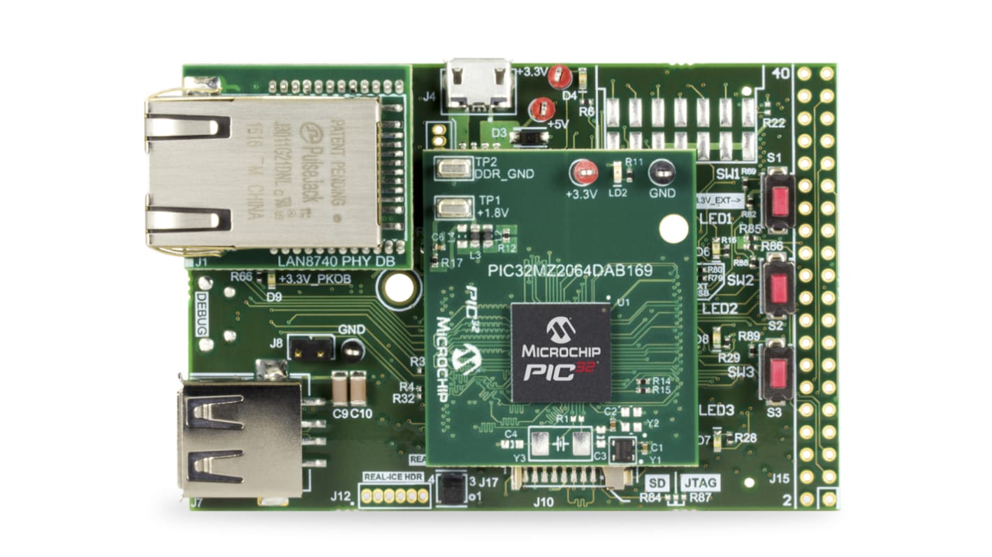 Microchip PIC32MZ Embedded Graphics Development Kit DM320010