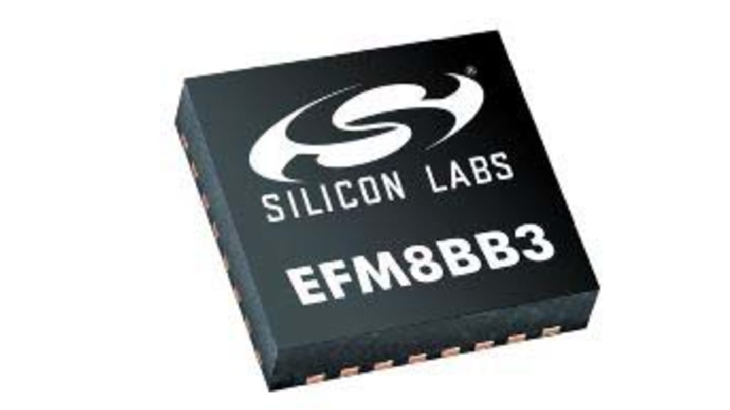 Silicon Labs, 8bit CIP-51, EFM8BB3 Microcontroller, 50MHz, 64 kB Flash, 32-Pin QFN