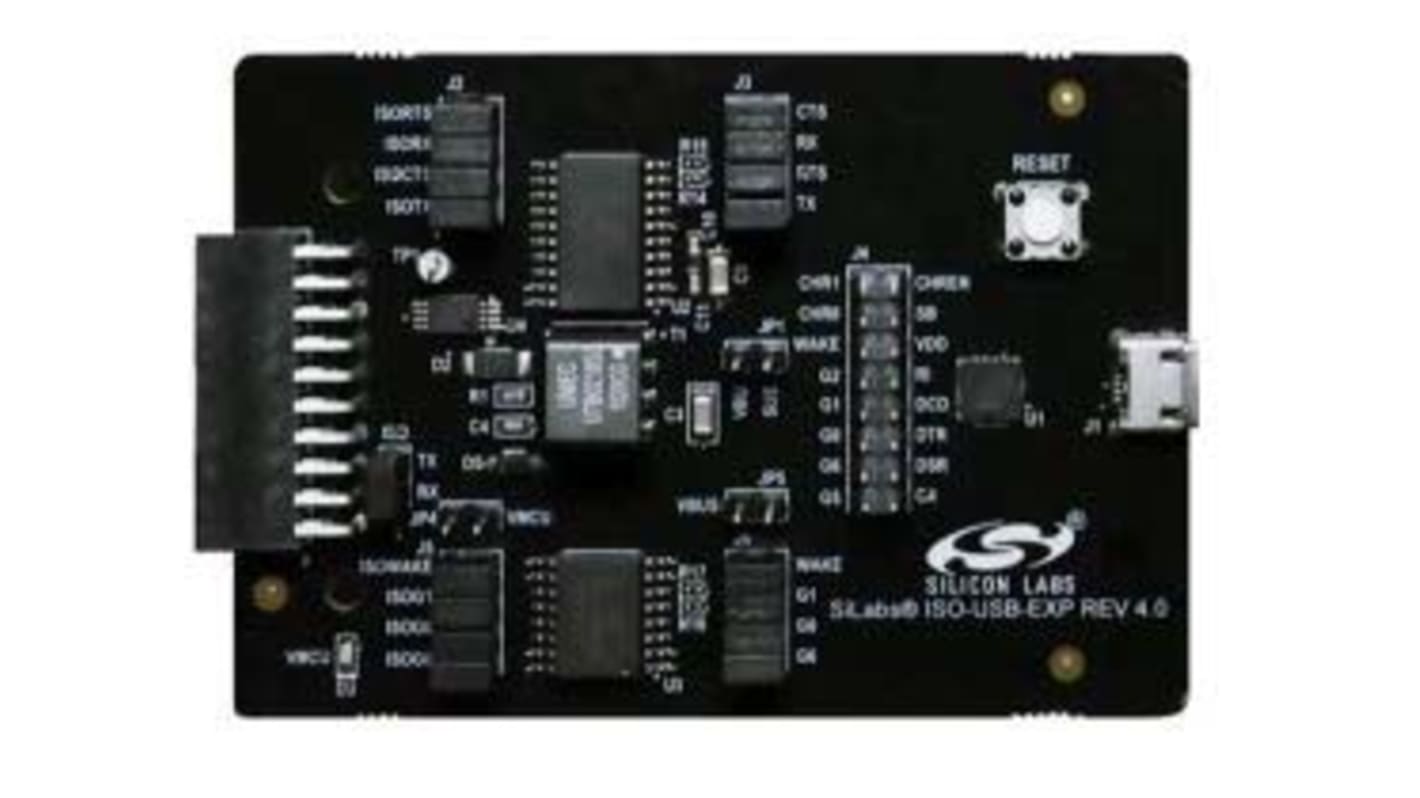 Silicon Labs Isolated USB Evaluation Kit Isolated-USB-EK Evaluation Kit for EFM8 and EFM32 Starter Kits (STKs)