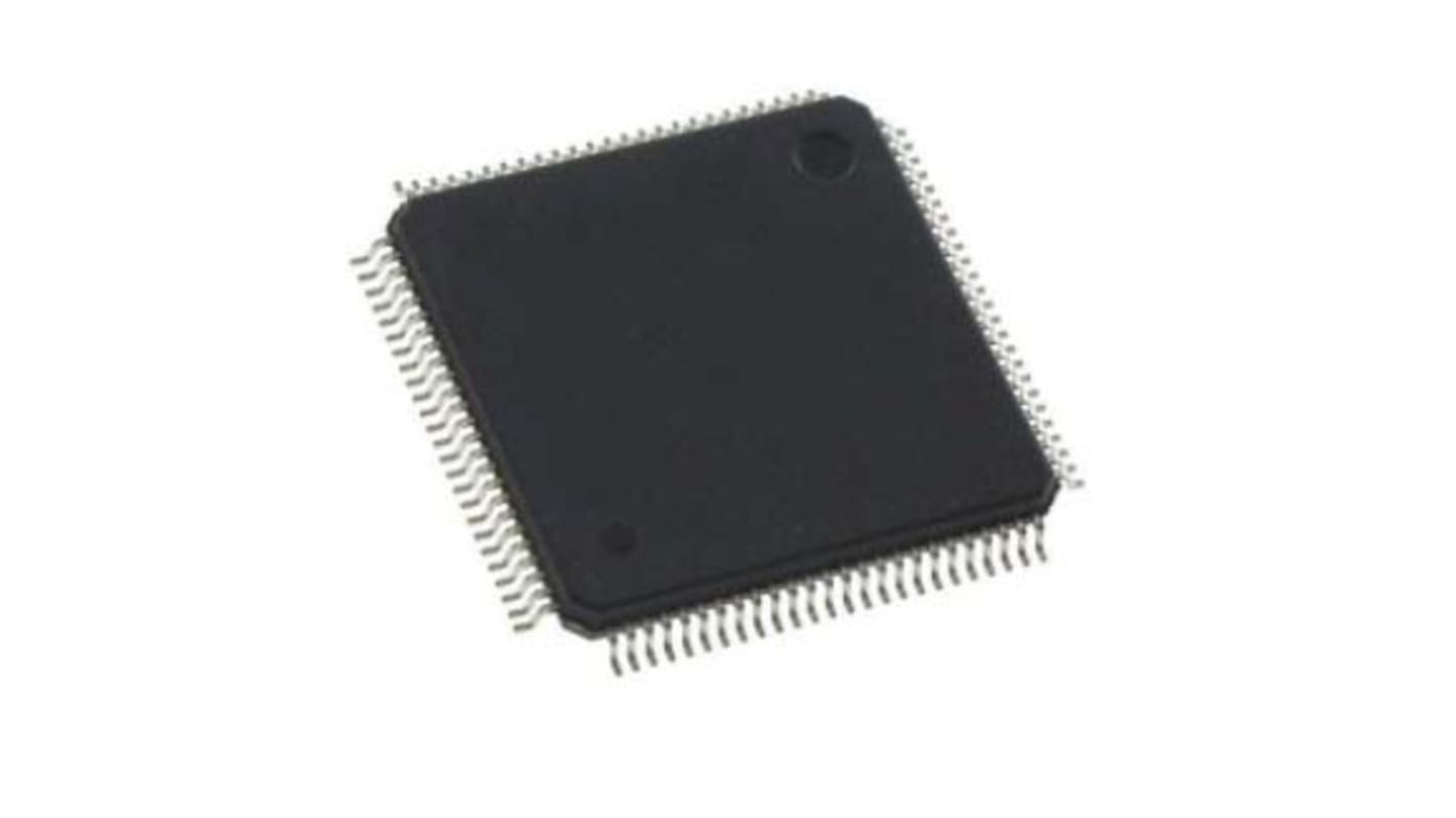 Microcontrolador Microchip ATSAME53N20A-AU, núcleo ARM Cortex M4 de 32bit, RAM 256 kB, 120MHZ, TQFP de 100 pines