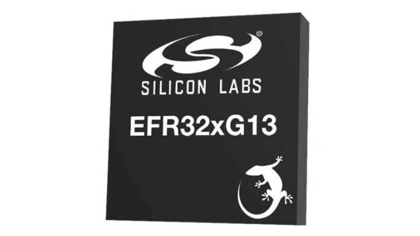 Silicon Labs EFR32MG13P632F512GM48-B, RF Transceiver 2.4GHz 48-Pin QFN48