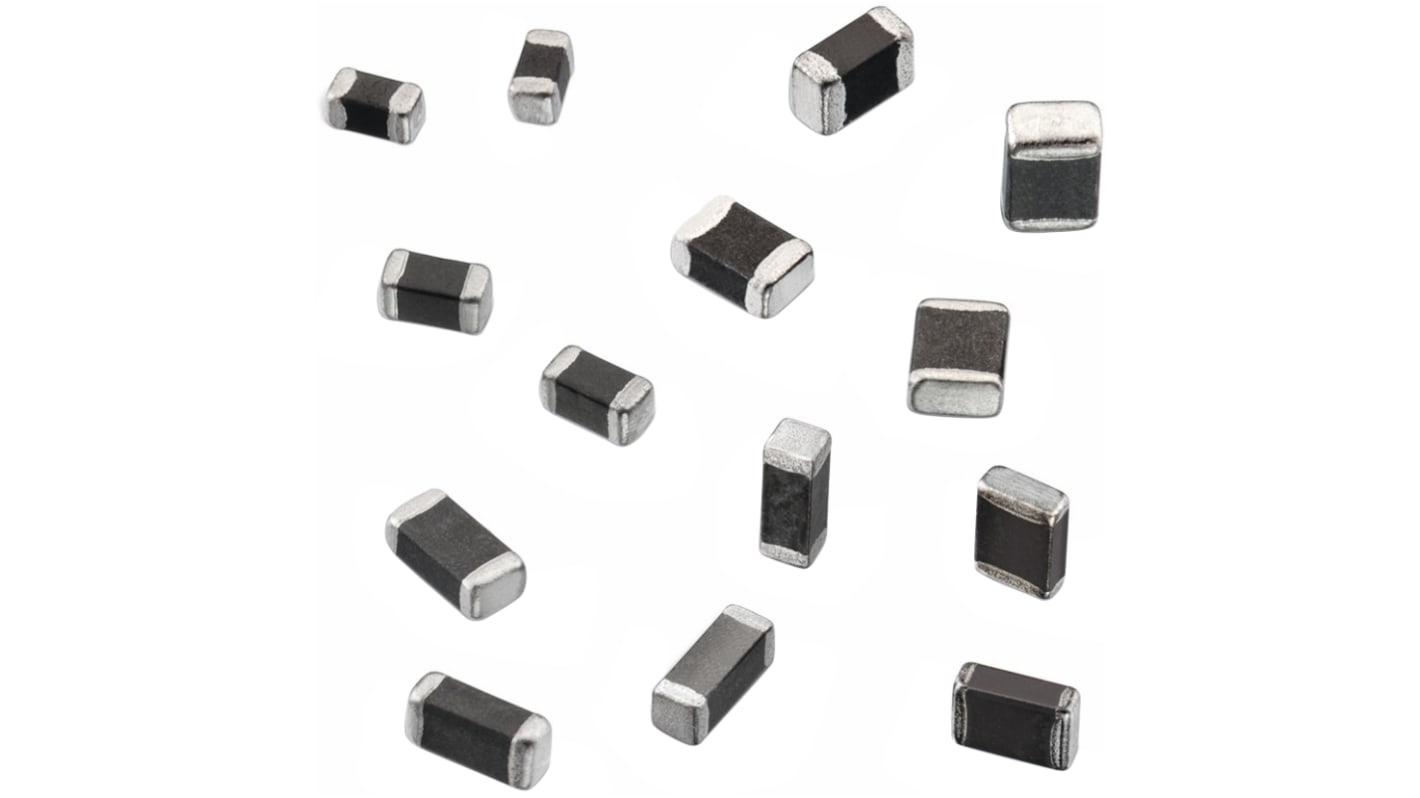 Wurth Elektronik Ferrite Bead (EMI Suppression), 2 x 1.25 x 0.9mm (0805), 600Ω impedance at 100 MHz