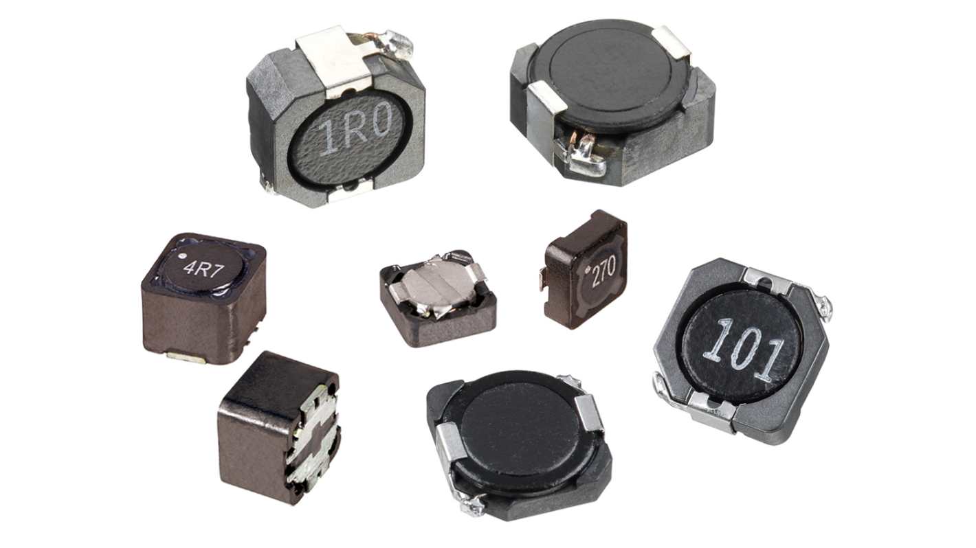 Wurth, WE-PD Shielded Wire-wound SMD Inductor 100 μH ±20% Shielded 1.5A Idc