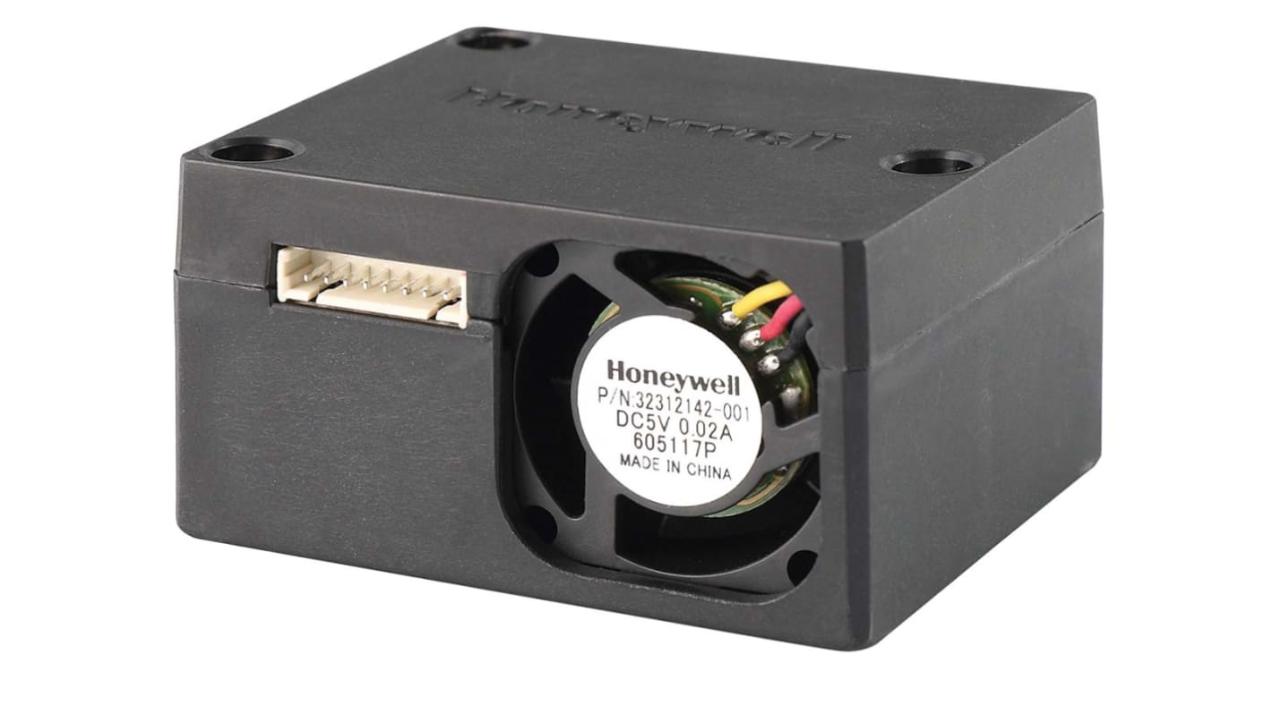 Honeywell 粒子计数器, 光, 贴片, 8引脚, UART, 43 x 36 x 23.7mm, 最大5 V, 最高+50 °C